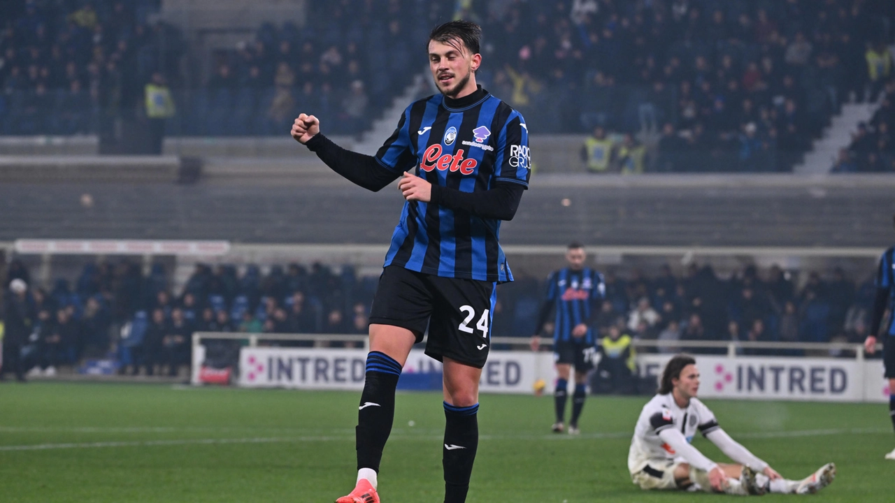 Lazar Samardzic esulta dopo una rete segnata in Coppa Italia contro il Cesena Lazar Samardzic esulta dopo una rete segnata in Coppa Italia contro il Cesena