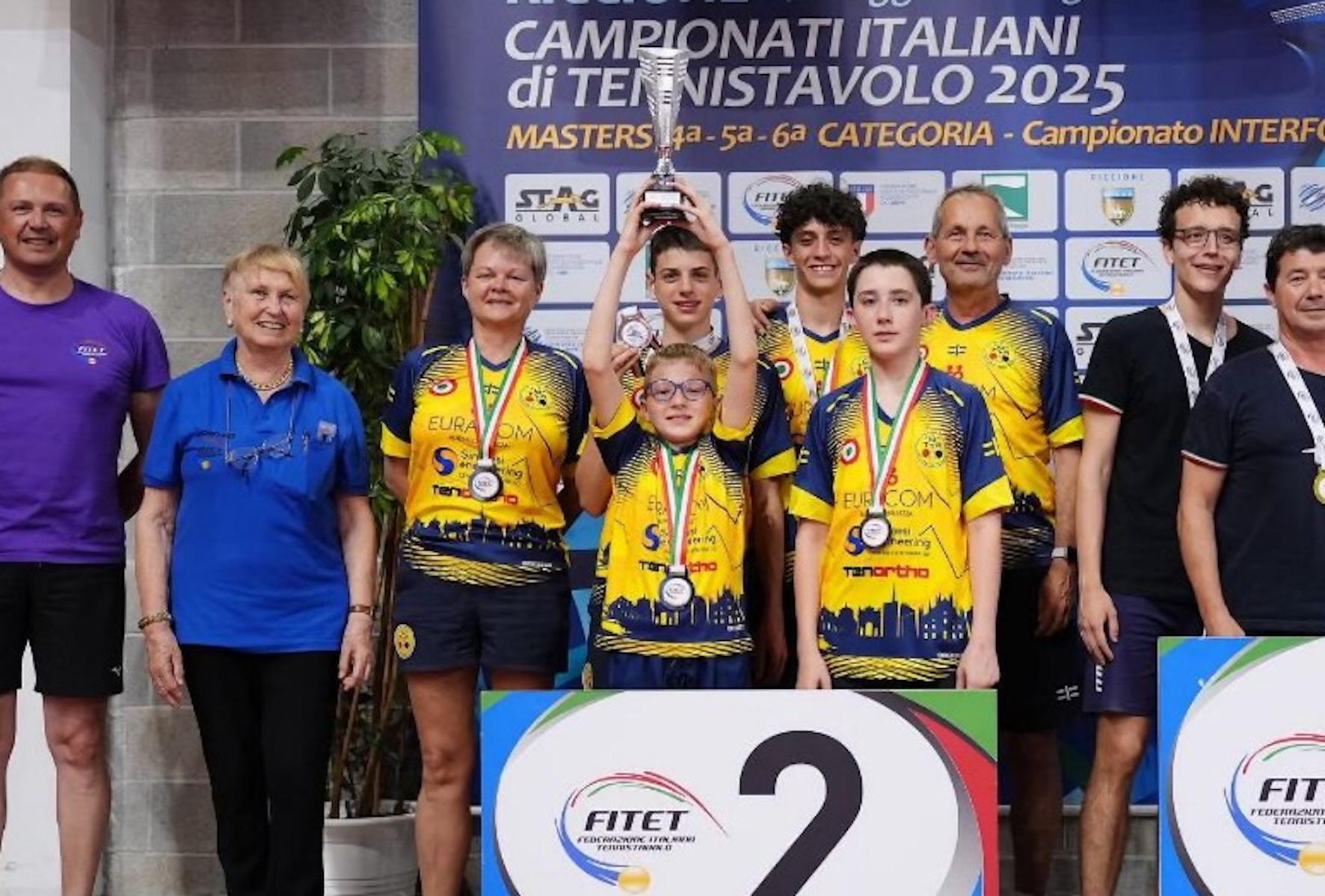 Mtta sul podio tricolore. Cinque anni di successi Mtta sul podio tricolore. Cinque anni di successi