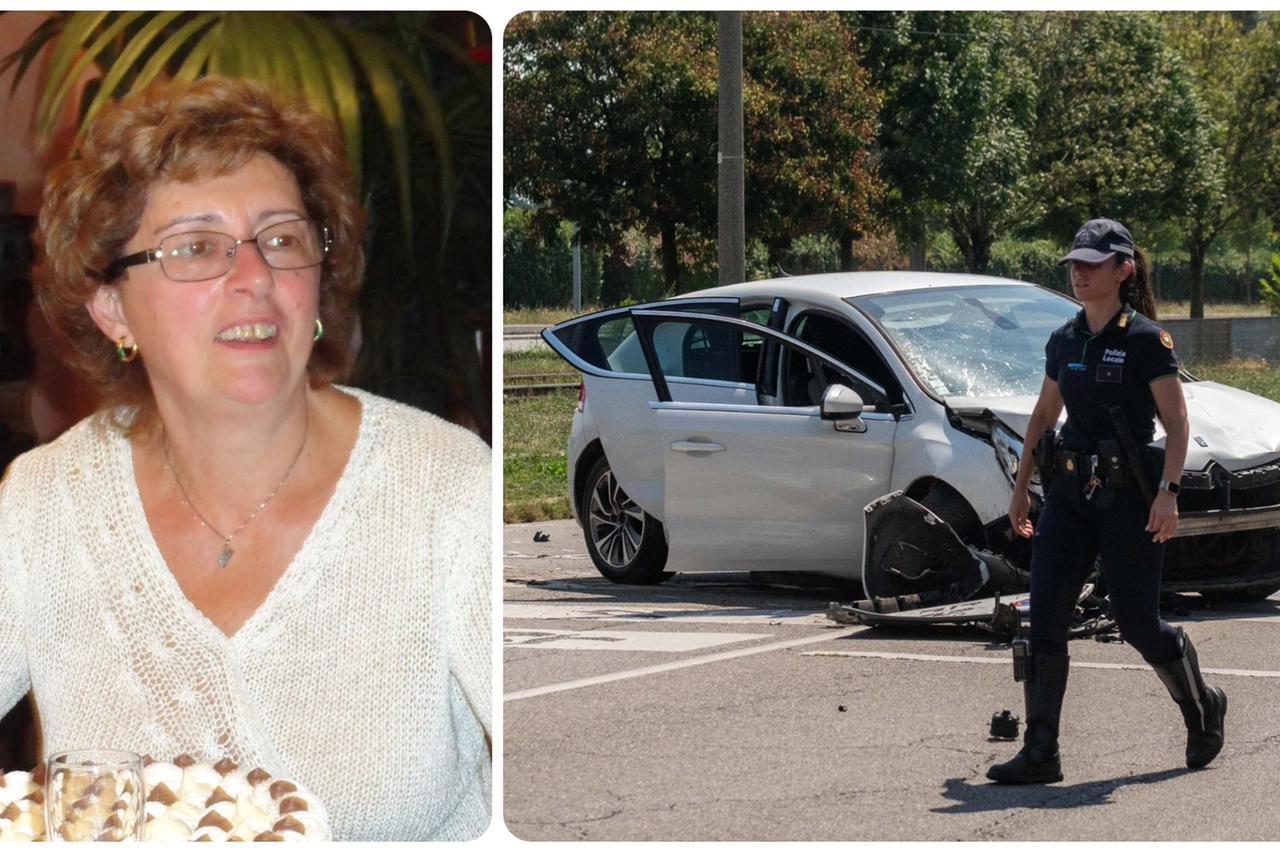 La 72enne Cecilia De Astis e l'automobile rubata che l'ha investita senza lasciarle scampo