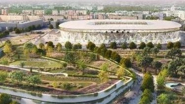 Una bozza del progetto per il nuovo stadio di San Siro