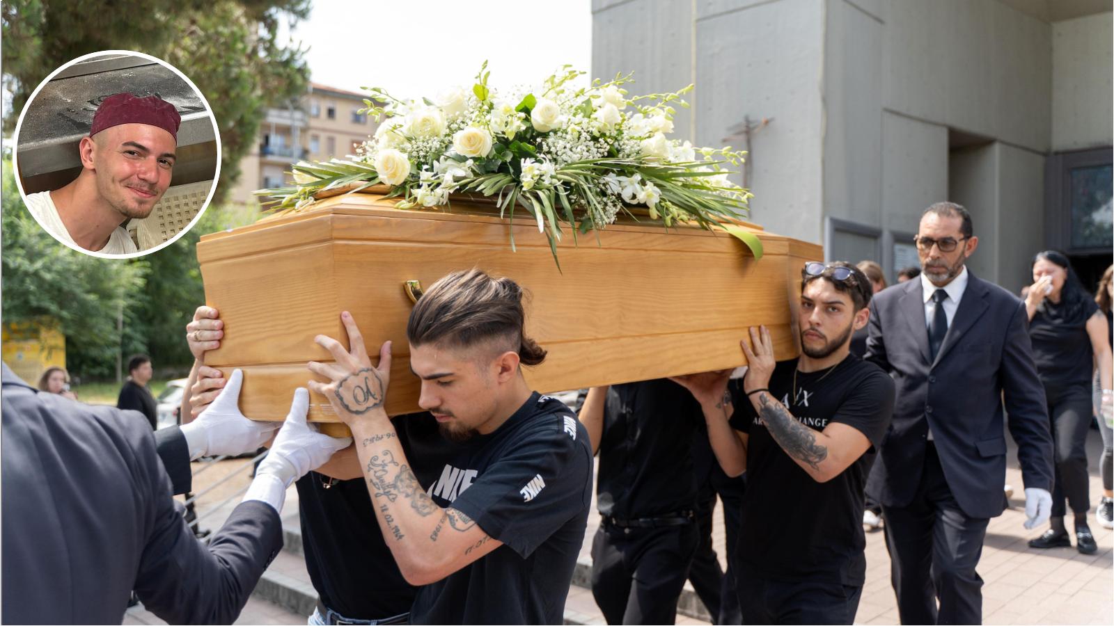 Una ghirlanda di pane per l’ultimo saluto a Marco Cutrona, il 20enne investito e ucciso mentre andava a lavoro Una ghirlanda di pane per l’ultimo saluto a Marco Cutrona, il 20enne investito e ucciso mentre andava a lavoro