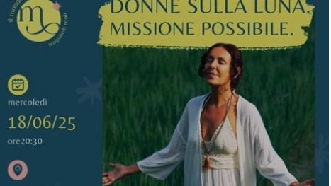La locandina della serata con Lucia Giovannini
