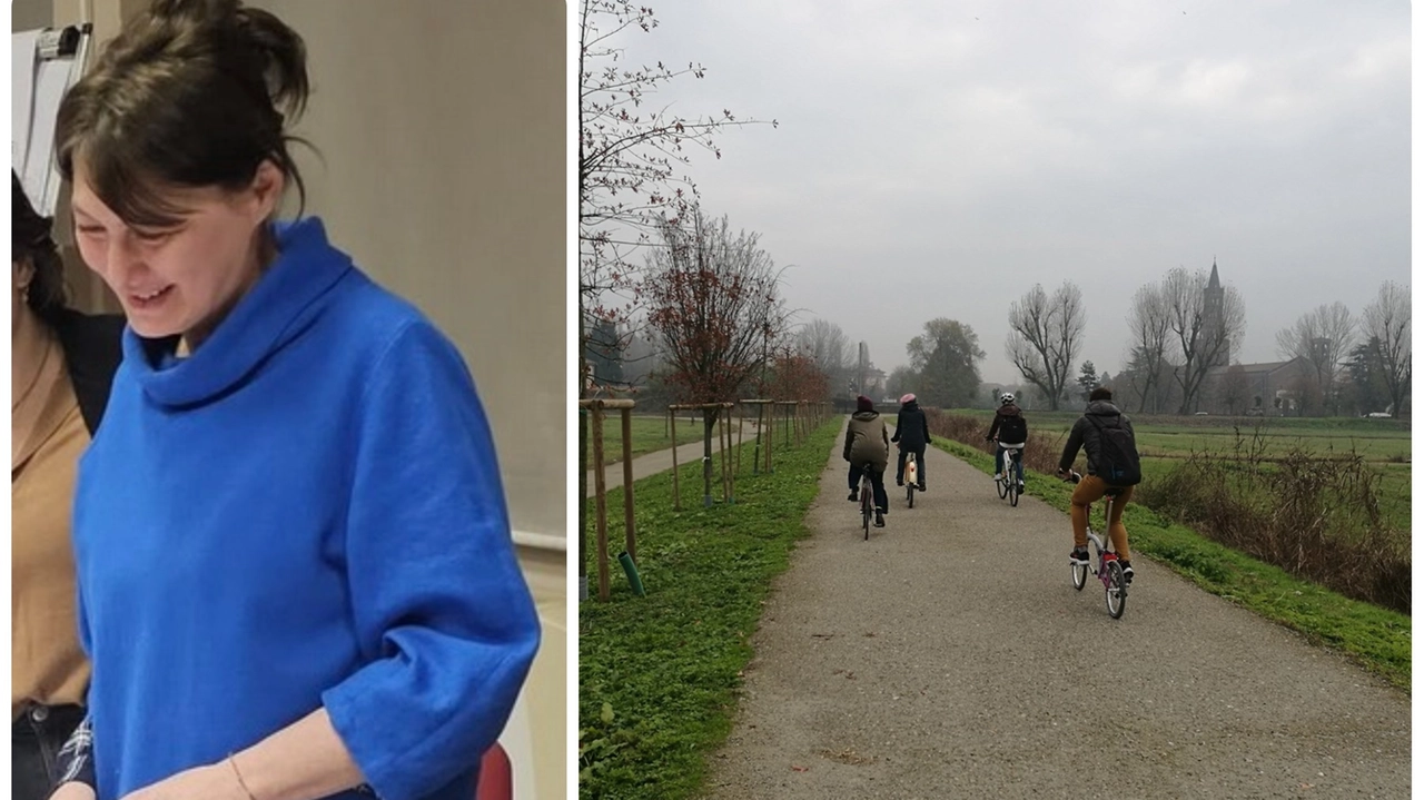 Veronica Gaiani, responsabile della ciclabilità di Amat, l’Agenzia del comune di Milano per la mobilità (Foto Facebook Genitori Antismog): una biciclettata commemorativa