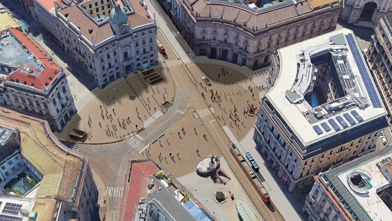 Come diventerà piazza Cordusio