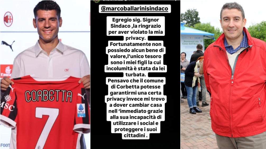Alvaro Morata non ha gradito il post del sindaco Marco Ballarini e ha risposto al primo cittadino Alvaro Morata non ha gradito il post del sindaco Marco Ballarini e ha risposto al primo cittadino