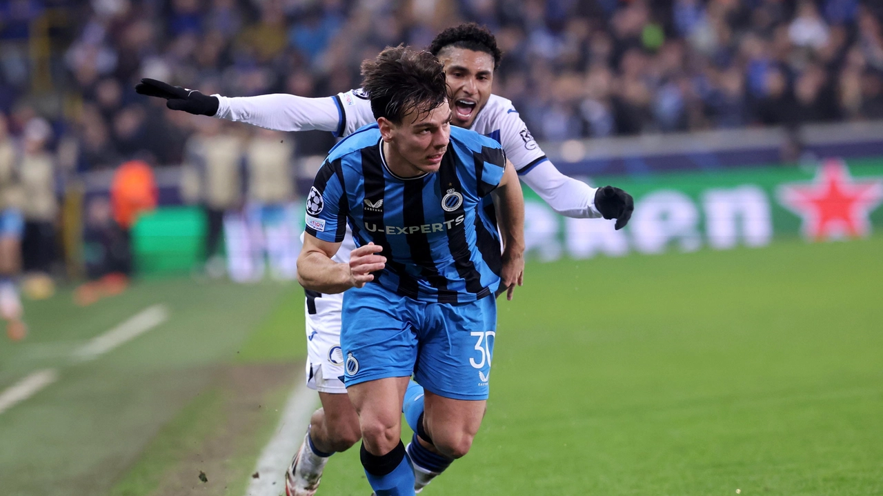 Ardon Jashari con la maglia del Bruges: il centrocampista 23enne svizzero ha firmato un quinquennale con il Milan