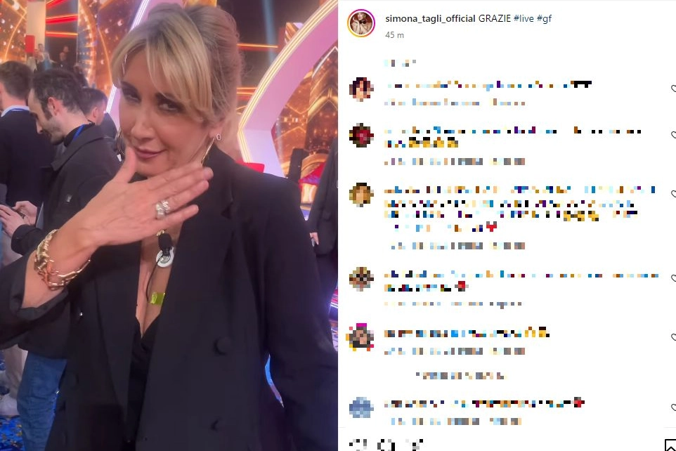 Simona Tagli (Foto Instagram)