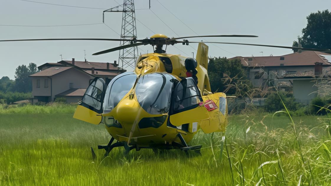 Incidente a Calcinate, scontro tra auto e moto: gravi due ragazzi e un 76enne