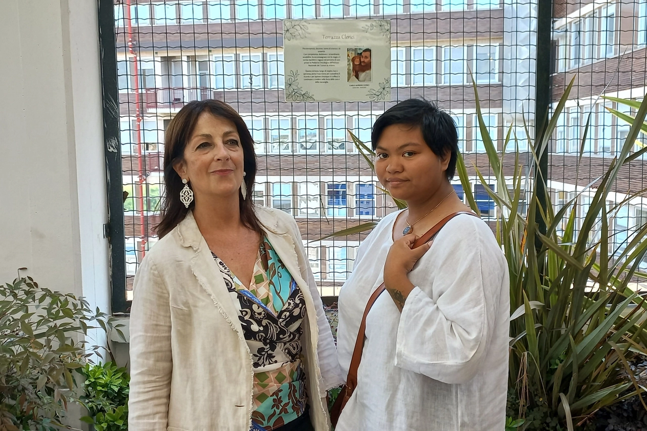 Elisabetta e Cecilia, moglie e figlia di Clerici