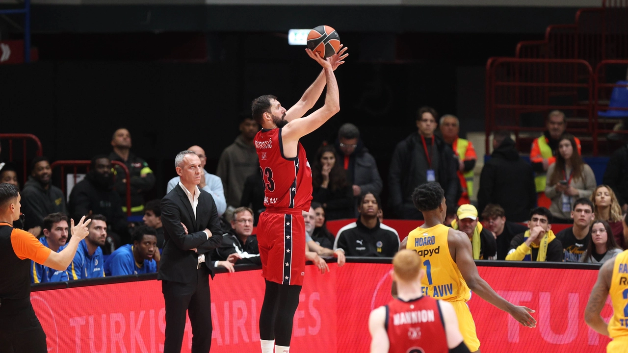 Olimpia Milano, facile successo contro il Maccabi Tel Aviv