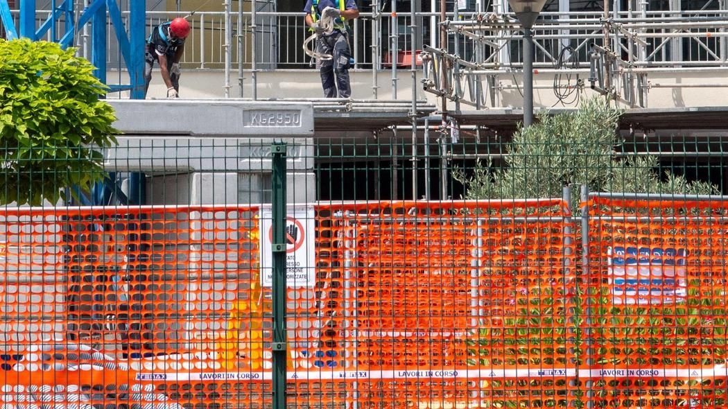 I lavori alla Residenza Sacra Famiglia