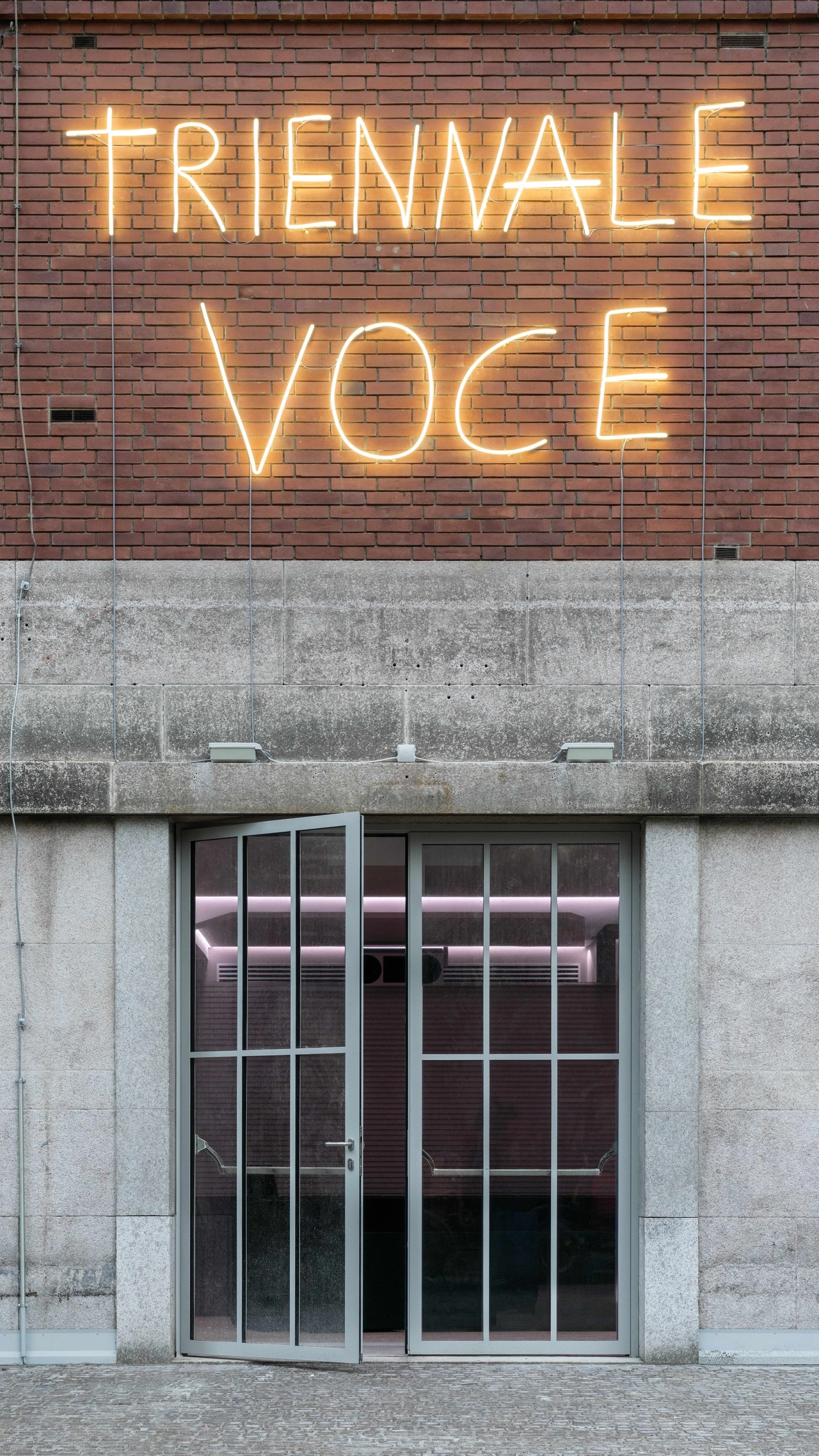 Triennale Milano presenta Voce, un nuovo spazio dedicato alla musica e al suono, una cassa armonica adattabile e polifunzionale, con eccezionali doti acustiche e illuminotecniche (Foto Delfino Sisto Legnani)