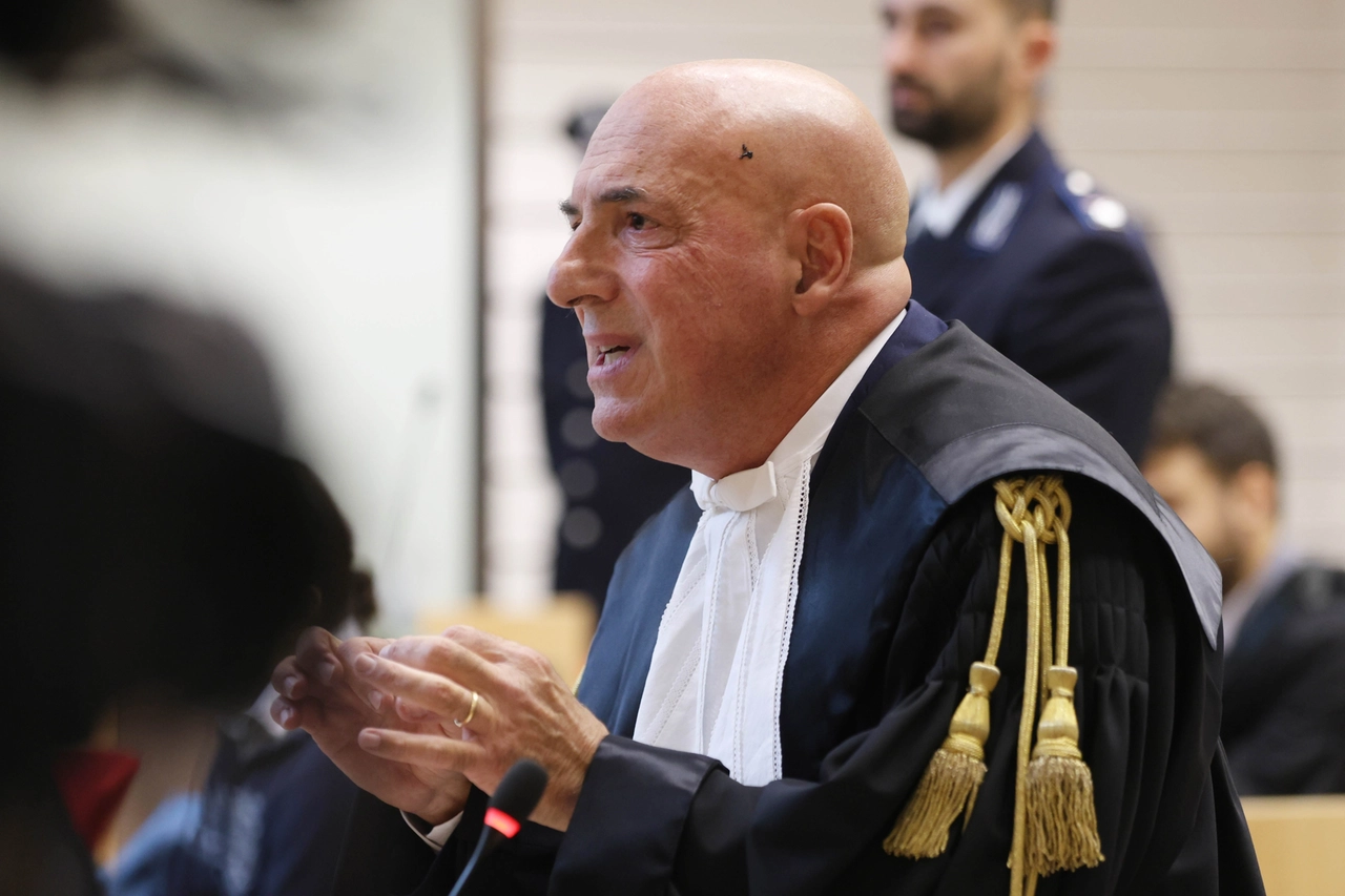 Domenico Chiaro, durante la ricostruzione in aula (Fotolive)