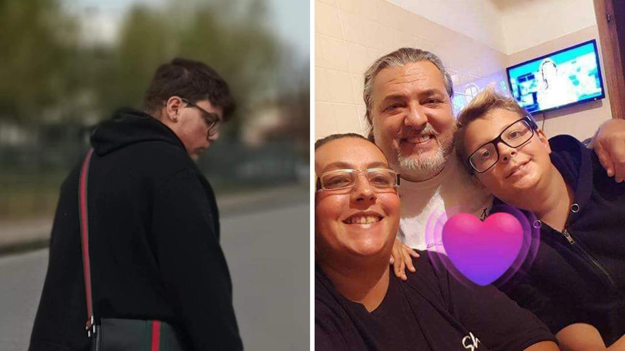 Lorys Bellapianta, a destra, e la sua famiglia. Il padre era morto appena due settimane prima dell'incidente Lorys Bellapianta, a destra, e la sua famiglia. Il padre era morto appena due settimane prima dell'incidente