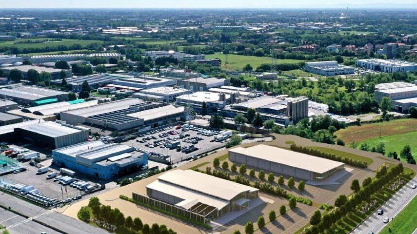 Il progetto di rigenerazione urbana previsto sull’area dell’ex Fiera con i due supermercati da 1.100 e 1.400 metri quadrati Il progetto di rigenerazione urbana previsto sull’area dell’ex Fiera con i due supermercati da 1.100 e 1.400 metri quadrati