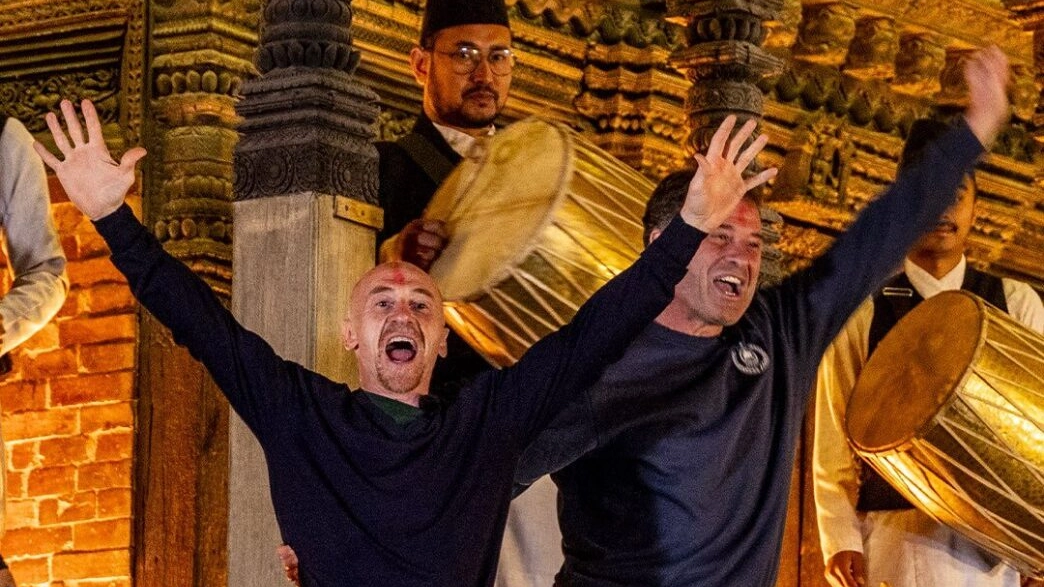 Antonio Rossi e Jury Chechi dopo la vittoria a Pechino Express