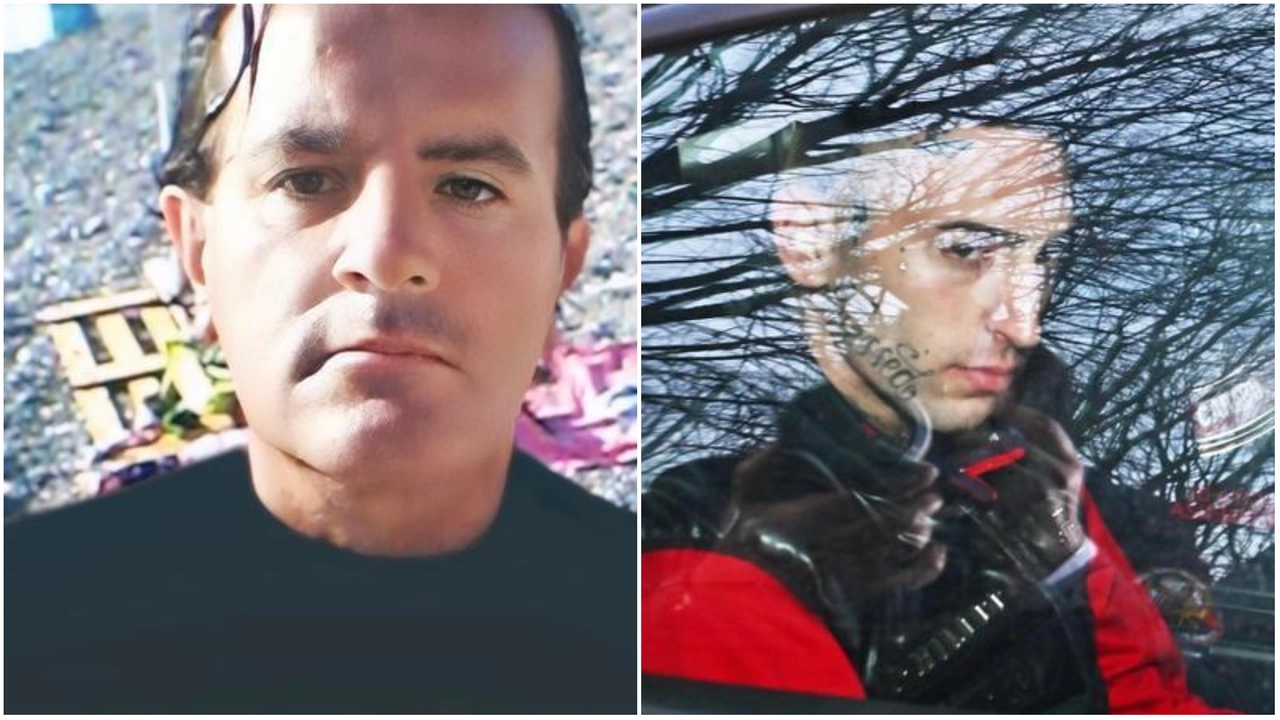 Da sinistra, la vittima Luciano Muttoni e Francesco De Simone, che ha confessato il delitto Da sinistra, la vittima Luciano Muttoni e Francesco De Simone, che ha confessato il delitto