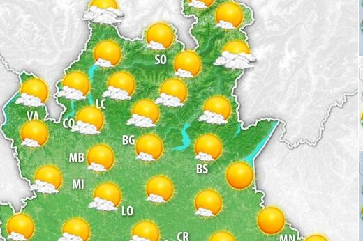 Che tempo farà domenica 1 giugno sulla Lombardia