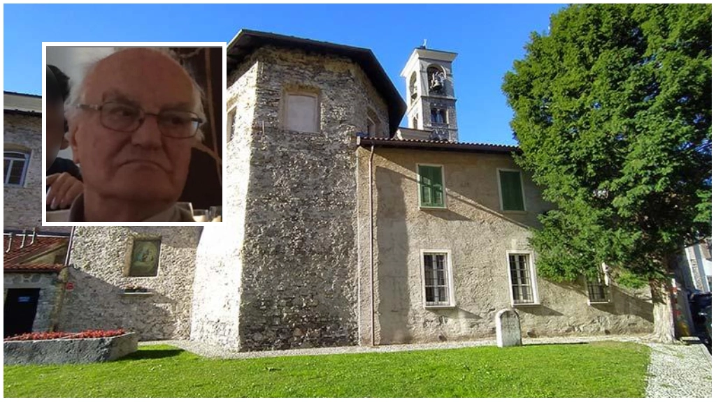 La chiesa di San Lorenzo dove verrà dato l'addio a Sergio Coghi (nel riquadro) La chiesa di San Lorenzo dove verrà dato l'addio a Sergio Coghi (nel riquadro)