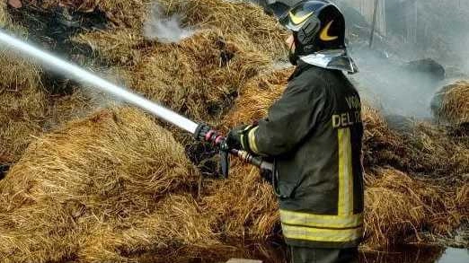 BEDIZZOLE (Brescia) Paura nella notte tra sabato e domenica a Bedizzole, dove è andato in cenere il fienile di una cascina... BEDIZZOLE (Brescia) Paura nella notte tra sabato e domenica a Bedizzole, dove è andato in cenere il fienile di una cascina...