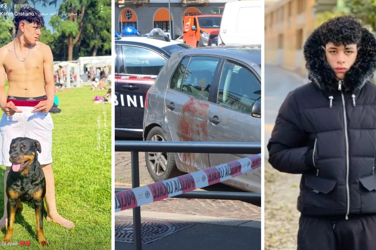 Hazem Elsyed Abdelaziz Abdelwahab Ahmed, Fiamma e l'auto insanguinata con cui gli amici lo hanno portato in ospedale