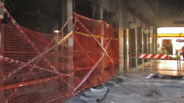 La galleria sotto sequestro La galleria sotto sequestro
