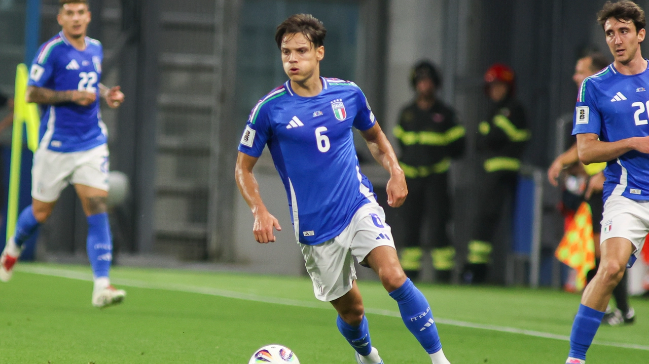 Samuele Ricci con la maglia della Nazionale
