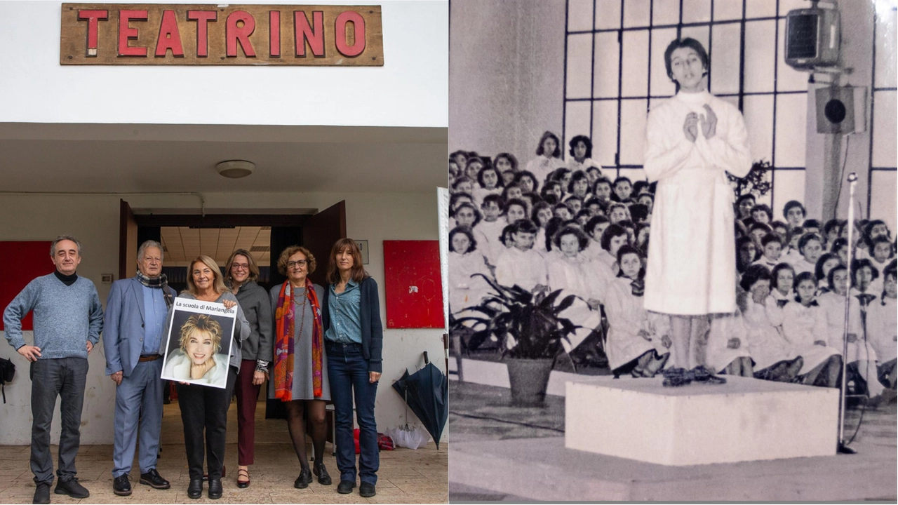 Un momento dell’intitolazione al Trotter: da sinistra Francesco Muraro, Maurizio Porro, Anna Melato, Anna Scavuzzo, Elisabetta Nigris e Marina Regina. A destra, un’esibizione canora di Mariangela Melato nell’auditorium della scuola Un momento dell’intitolazione al Trotter: da sinistra Francesco Muraro, Maurizio Porro, Anna Melato, Anna Scavuzzo, Elisabetta Nigris e Marina Regina. A destra, un’esibizione canora di Mariangela Melato nell’auditorium della scuola