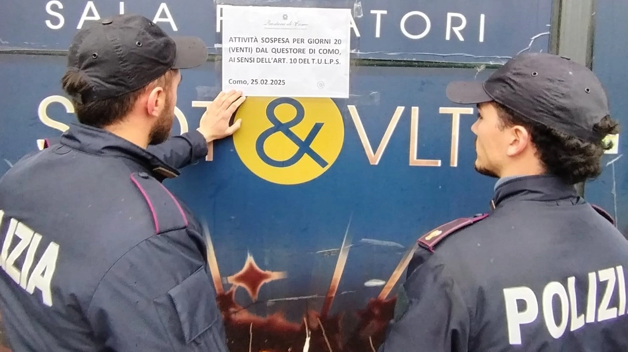 Sigilli per 20 giorni alla sala slot Sigilli per 20 giorni alla sala slot