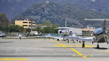 L'aeroporto di Lugano