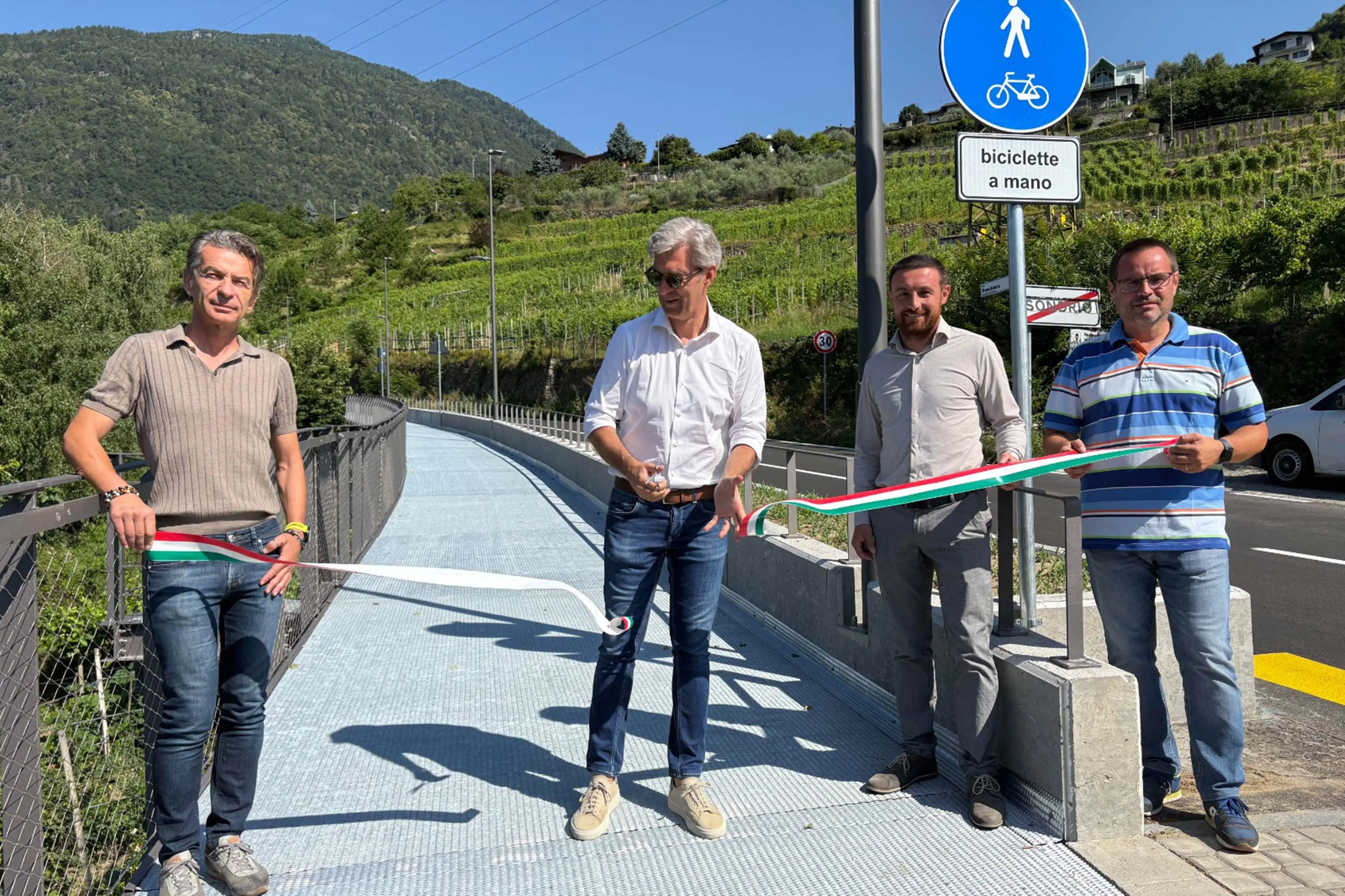Nuovo passaggio ciclopedonale, Ponchiera si sente più sicura