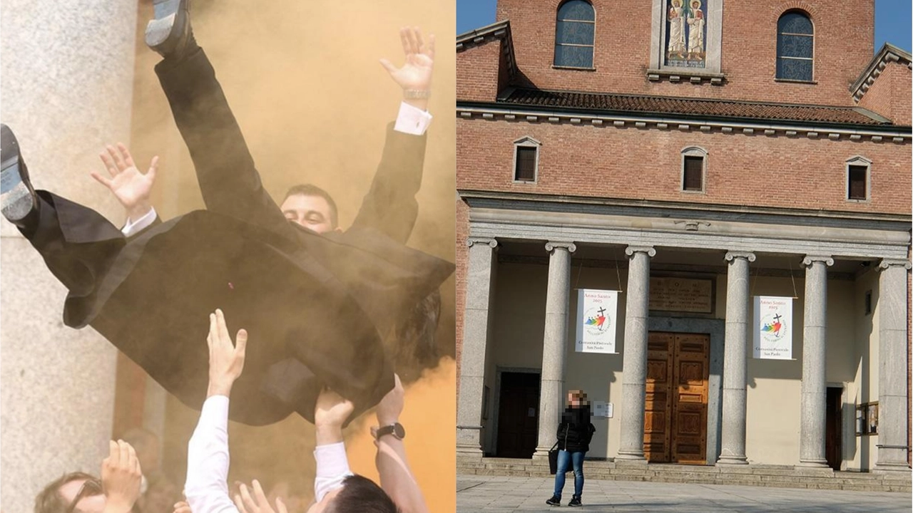 La chiesa parrocchiale dei Santi Filippo e Giacomo a Giussano La chiesa parrocchiale dei Santi Filippo e Giacomo a Giussano
