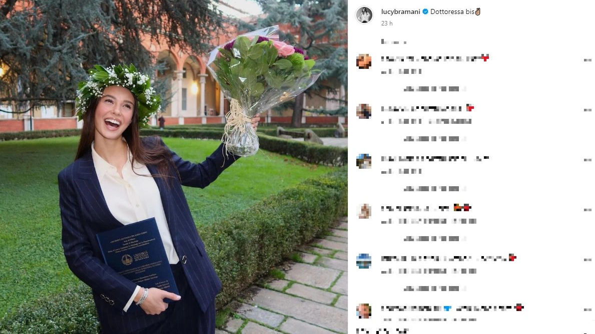 Lucia Bramani, il post su Instagram
