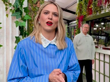 Brenda Lodigiani ed Ernst Knam in un frame video Instagram