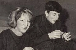 Mina e il fratello Geronimo in una foto d'archivio