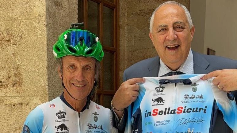 Lorenzo Paolo D’Andrea con il sindaco di Palermo Roberto Lagalla Lorenzo Paolo D’Andrea con il sindaco di Palermo Roberto Lagalla