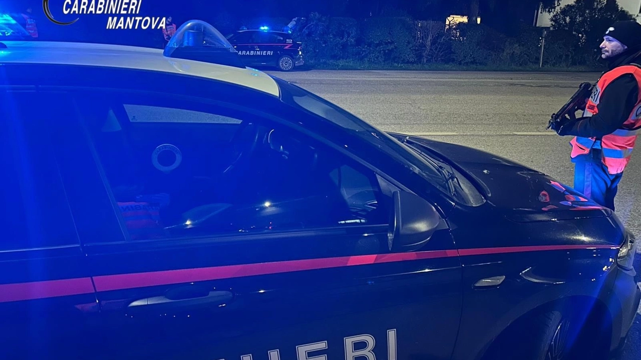 Una pattuglia del comando provinciale di Mantova Una pattuglia del comando provinciale di Mantova