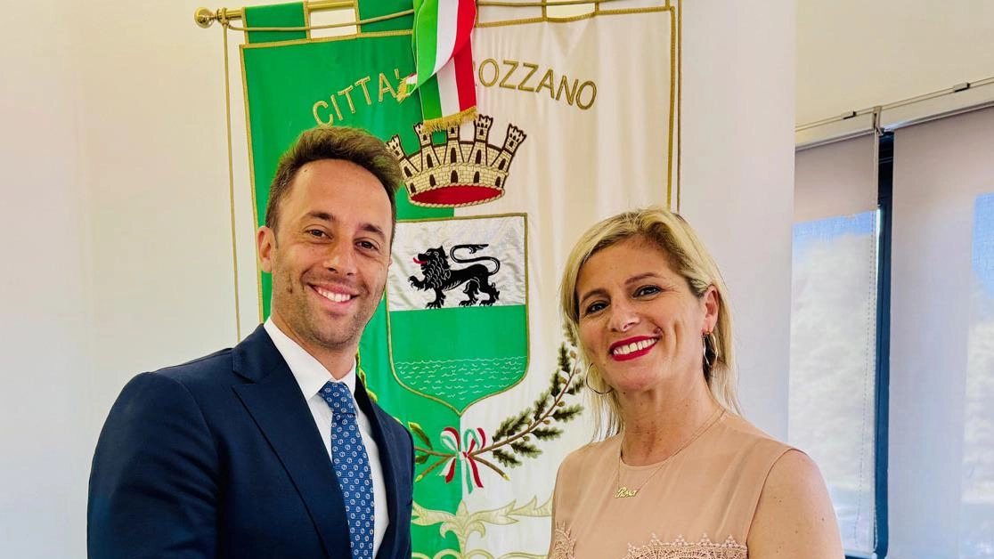 Il sindaco Mattia Ferretti e Rosa Di Vaia, presidente del Consiglio comunale Il sindaco Mattia Ferretti e Rosa Di Vaia, presidente del Consiglio comunale
