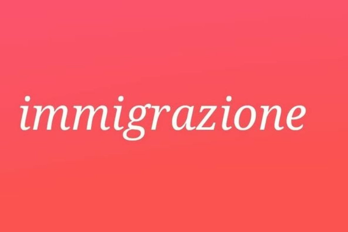 Il cartello con la parola immigrazione che accompagna l'analisi di Sala su Instagram