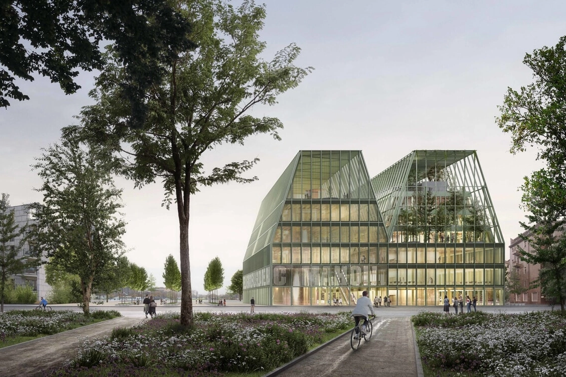 Il rendering della Beic, la biblioteca con sede di Porta Vittoria: è questo il progetto sotto la lente dei pm per cui sono indagati Stefano Boeri e Cino Zucchi