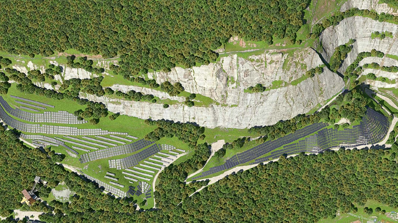 Cesana Brianza, il rendering per la riqualificazione della Cava dell'Alpetto Cesana Brianza, il rendering per la riqualificazione della Cava dell'Alpetto