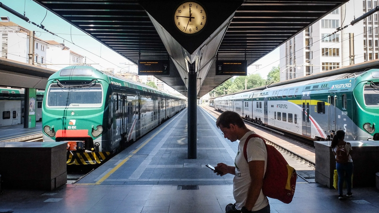 La stazione di Milano Cadorna durante uno sciopero La stazione di Milano Cadorna durante uno sciopero