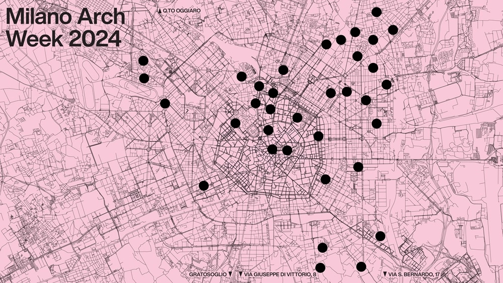Le sedi diffuse dell'Arch Week 2024