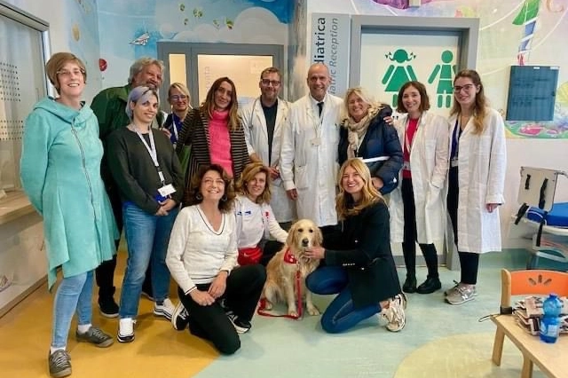 Dog Pet Therapy, progetto 'For a smile' negli ospedali pediatrici