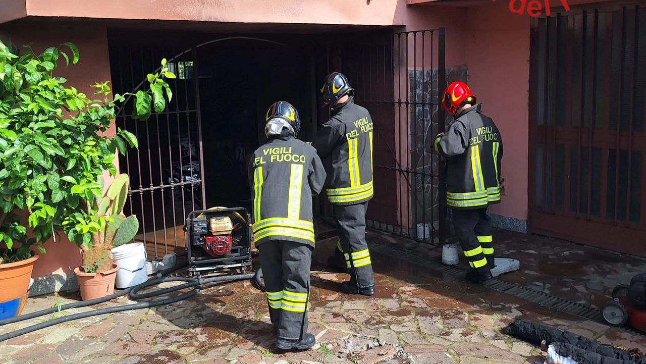 La palazzina dell'incendio