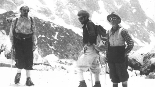 Gli alpinisti Barenghi, Bignami e Ghiglione Gli alpinisti Barenghi, Bignami e Ghiglione