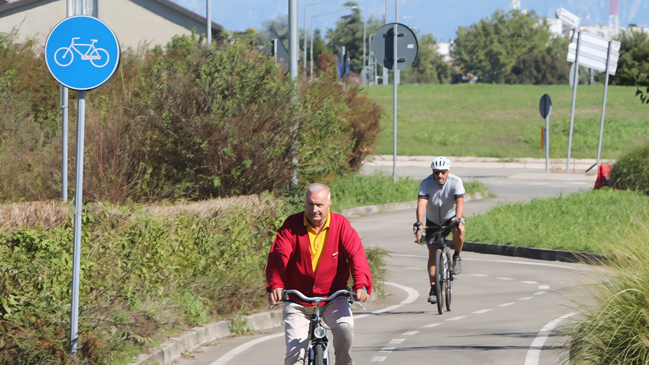 La nuova pista ciclabile era attesa da 20 anni Per completare l’opera sono stati investiti 470mila euro