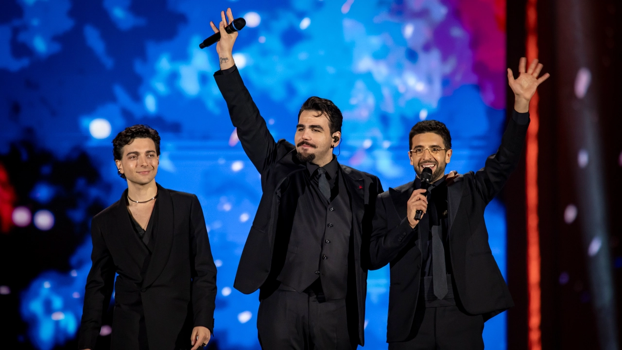 Il Volo in concerto da Palazzo Te a Mantova (Foto ufficio stampa)