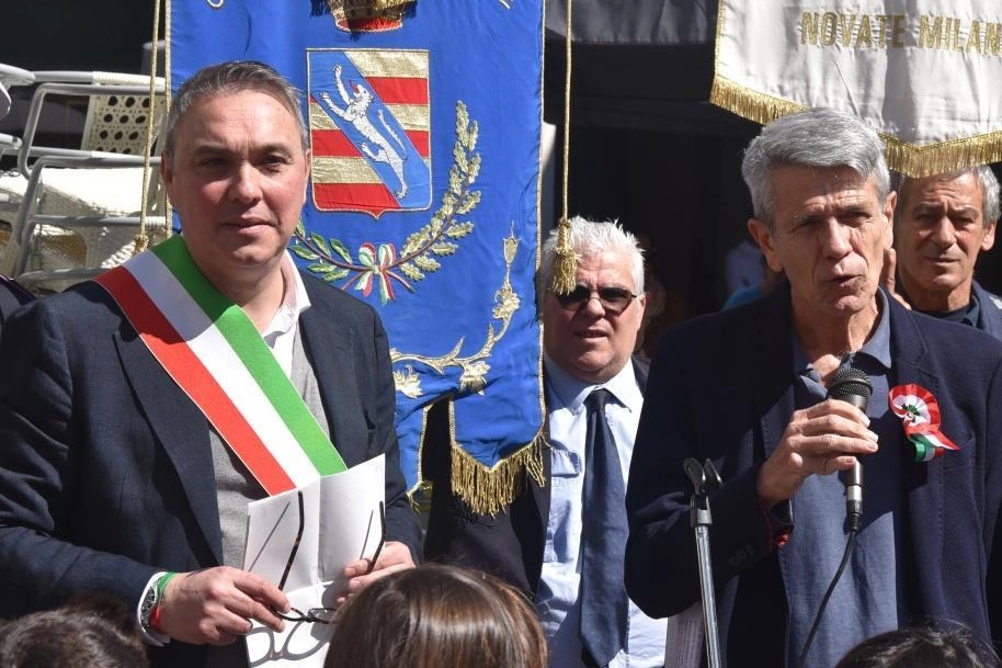 Il sindaco di Novate Milanese Gian Maria Palladino