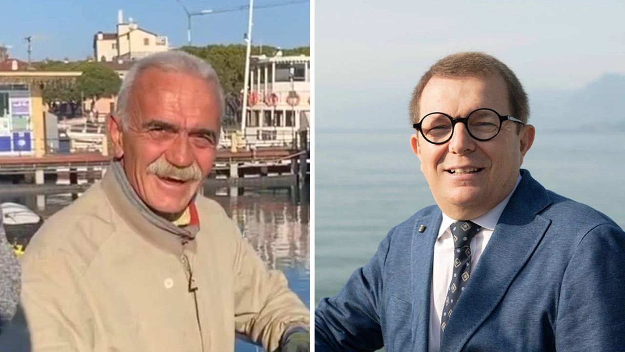 Enzo Fattori (a sinistra) e il sindaco di Desenzano del Garda Guido Malinverno